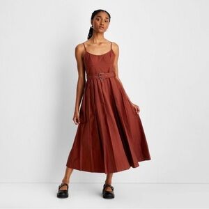 Strappy Pleated Midi Dress from Future Collections with Reese Blutstein